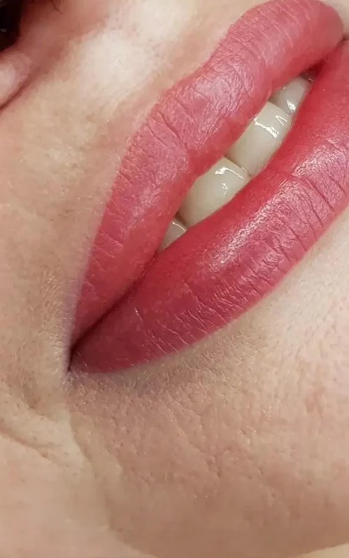Präzise Lippenkonturen mit Vollschattierung, für perfekt geformte und lebendige Lippen.